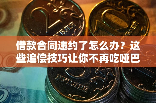 济南借款合同违约了怎么办？这些追偿技巧让你不再吃哑巴亏