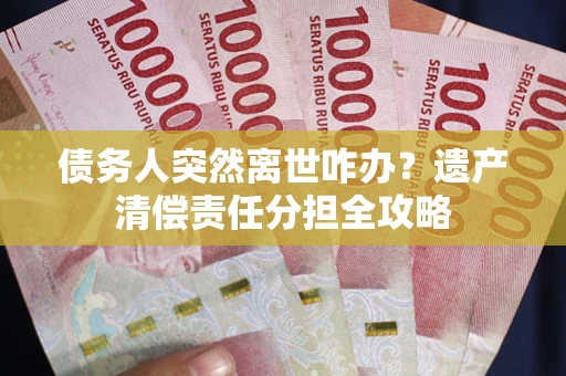 济南债务人突然离世咋办？遗产清偿责任分担全攻略